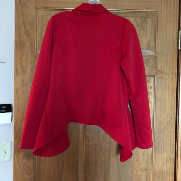 NWOT - Cozy Collection Red Flutter Jacket - Medium - Picture 2 of 4